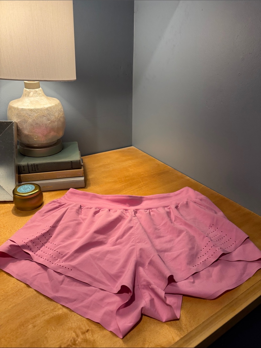 Sz Med Bubblegum Pink JoyLab Layered Active Shorts